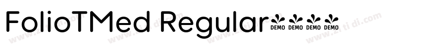 FolioTMed Regular字体转换